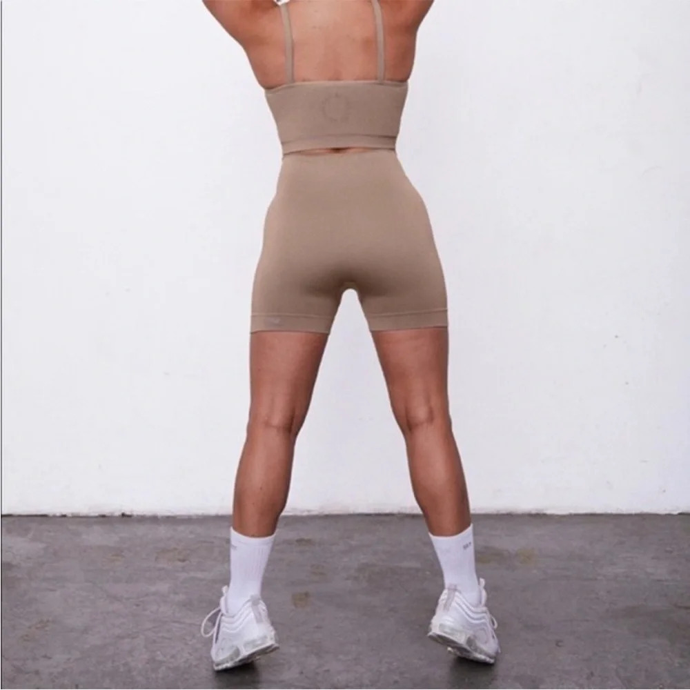 SET Active Sculpt Flex bike shorts sand size XS - Picture 2 of 5